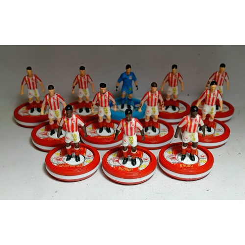 Subbuteo Andrew Table Soccer Olympiacos 100 years Centenary team on WSB Professional base